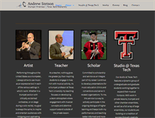 Tablet Screenshot of andrewstetson.com